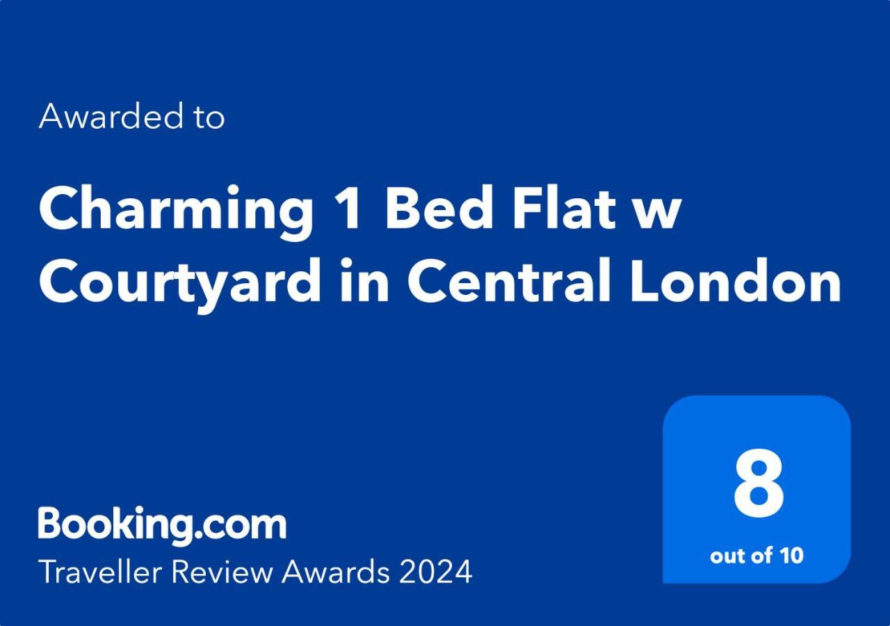 Charming 1 Bed Flat W Courtyard In Central Londra Esterno foto
